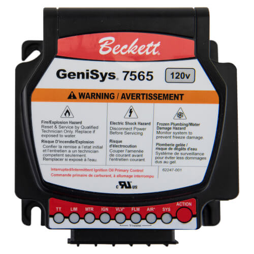 RW BECKETT Beckett 7565U 120V Advanced Oil Burner Primary Safety Control For Residential And Light Commercial Oil Burners