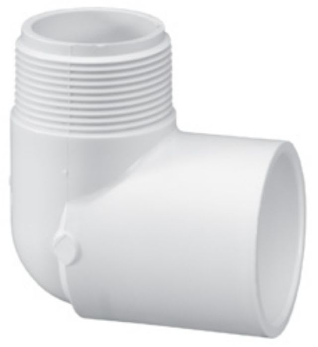 SPEARS Spears 410-020 2 PVC 90 Elbow MPT x Socket SCH40