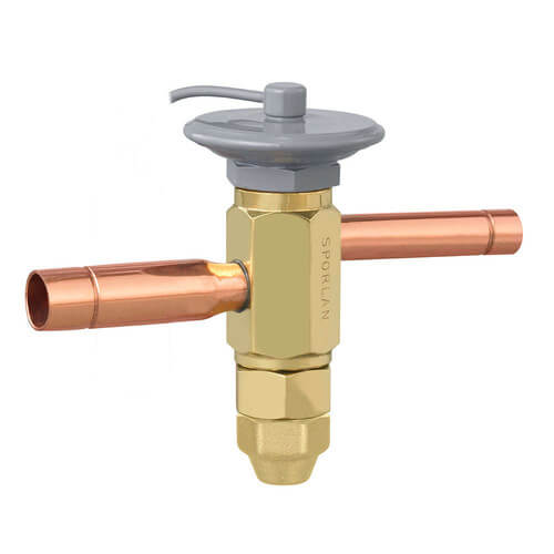 SPORLAN Sporlan 168194 TEV EBQ Body 3/8 x 1/2 ODF 60 Tube Internal Equalizer Balance Port