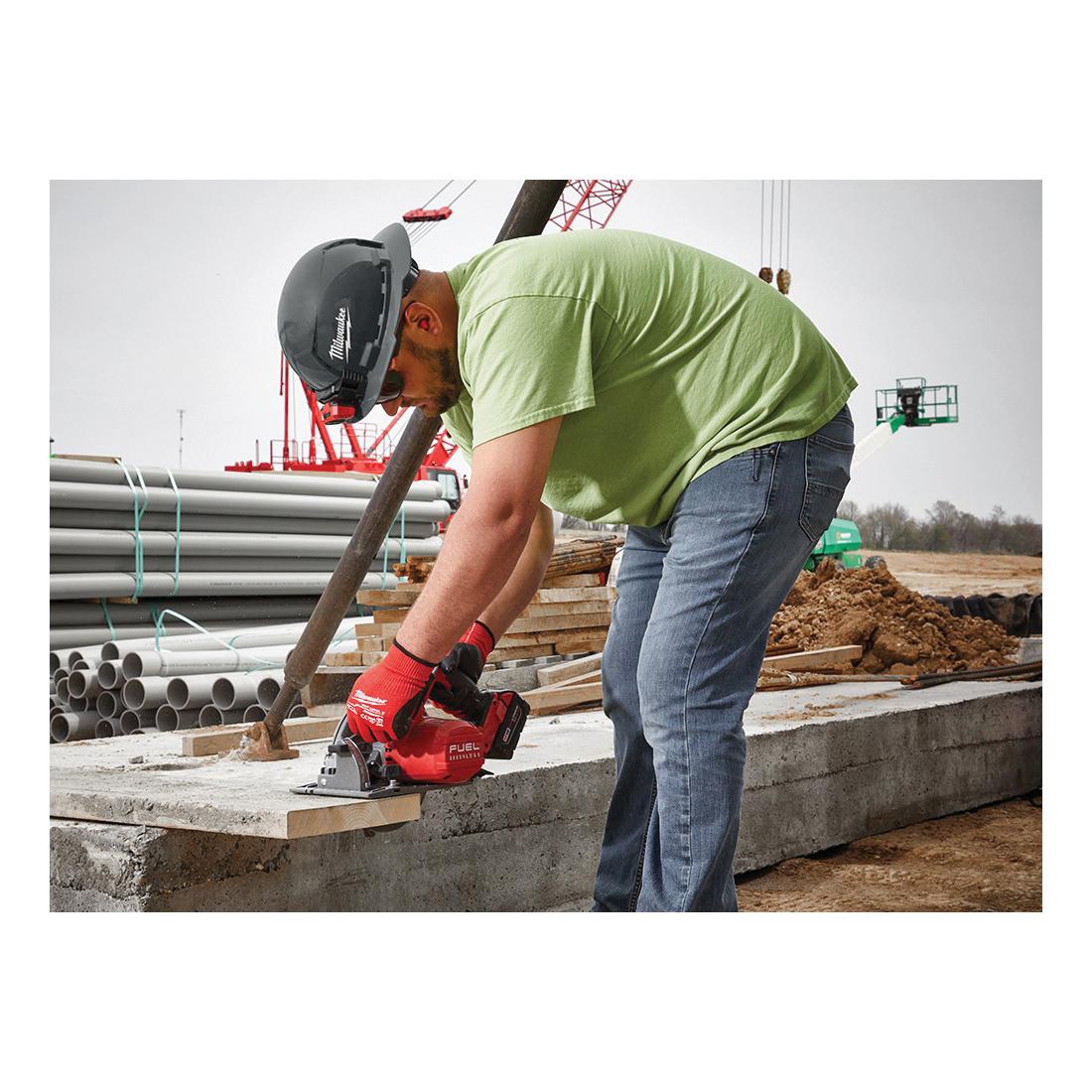 MILWAUKEE Milwaukee Tool 48-73-1205 Full Brim Vented Hard Hat Type 1 Class C