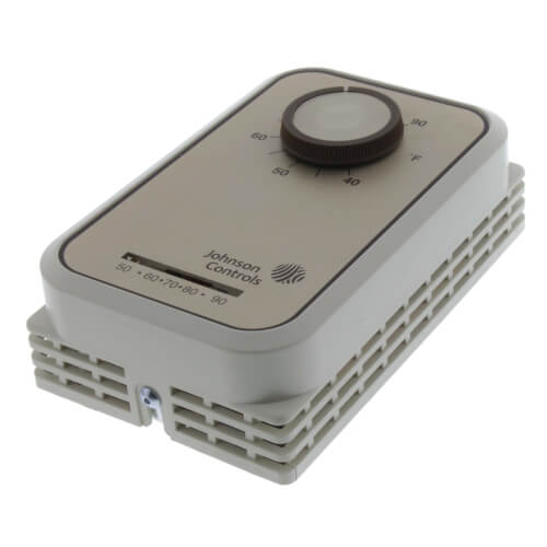 JOHNSON CONTROLS Johnson Controls T26T-3C Heavy Duty Line Voltage Thermostat 40-90F Replacement T26T-3