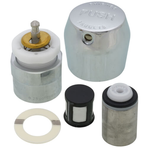 CHICAGO FAUCETS Chicago Faucets 665-RKPABCP 1-3/4 MVP Metering Push Handle Retrofit Kit