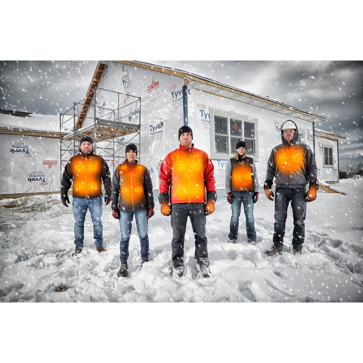 MILWAUKEE Milwaukee 302R-20L M12 Heated Hoodie L (Red)