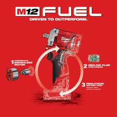 Milwaukee 2555P-20 M12 FUEL Stubby 1/2 in. Impact Wrench