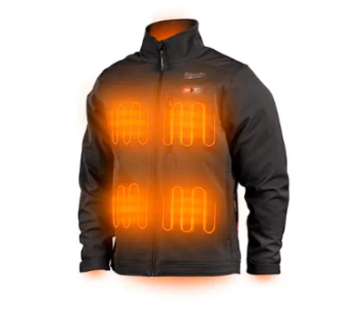 MILWAUKEE Milwaukee 205B-21L M12 Heated AXIS Hooded Jacket Kit Black Large