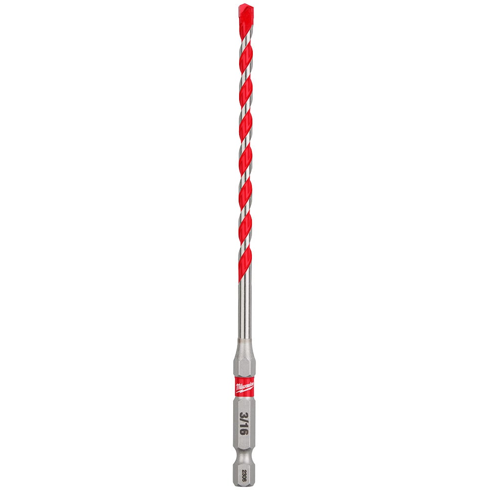 MILWAUKEE Milwaukee 48-20-9006 SHOCKWAVE Hammer Drill Bit 3/16 in x 4 in x 6 in
