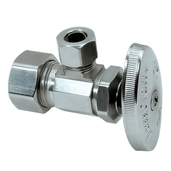BrassCraft OCR09X-C Angle Stop Valve 1/2 x 1/4 Compression Lead-Free