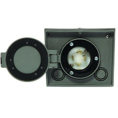 Generac 6340 Non-Metallic Generator Power Inlet Box for Portable Generators, 30A