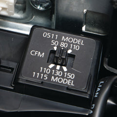 PANASONIC Panasonic FV-0511VQCL1 WhisperSense DC Fan/LED Light Pick-A-Flow Speed Selector 50/80/110 CFM