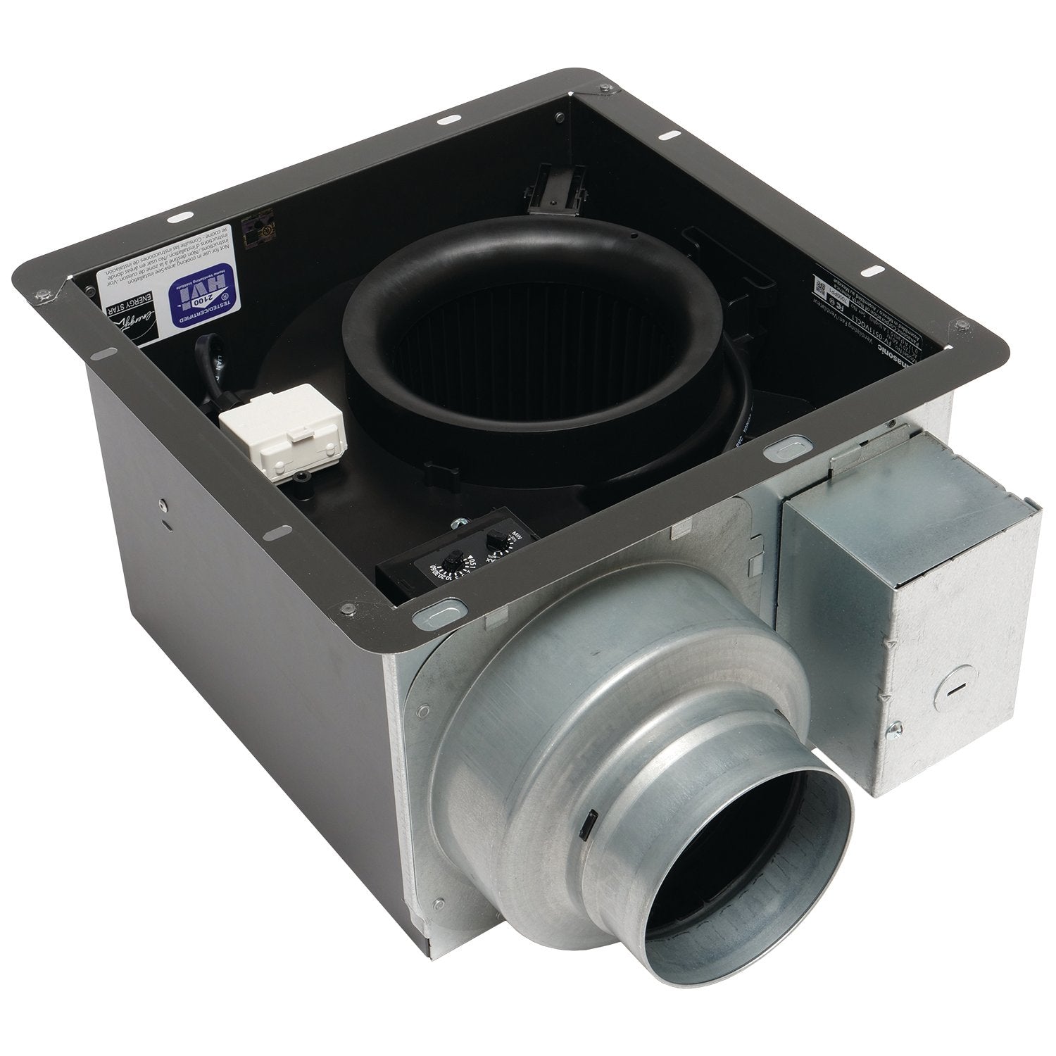 PANASONIC Panasonic FV-0511VQCL1 WhisperSense DC Fan/LED Light Pick-A-Flow Speed Selector 50/80/110 CFM