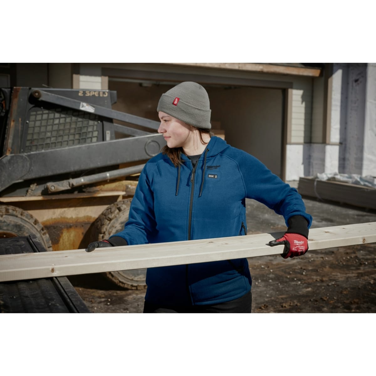 MILWAUKEE Milwaukee Tool 336BL-21M Women's Heated Hoodie Kit Blue Medium