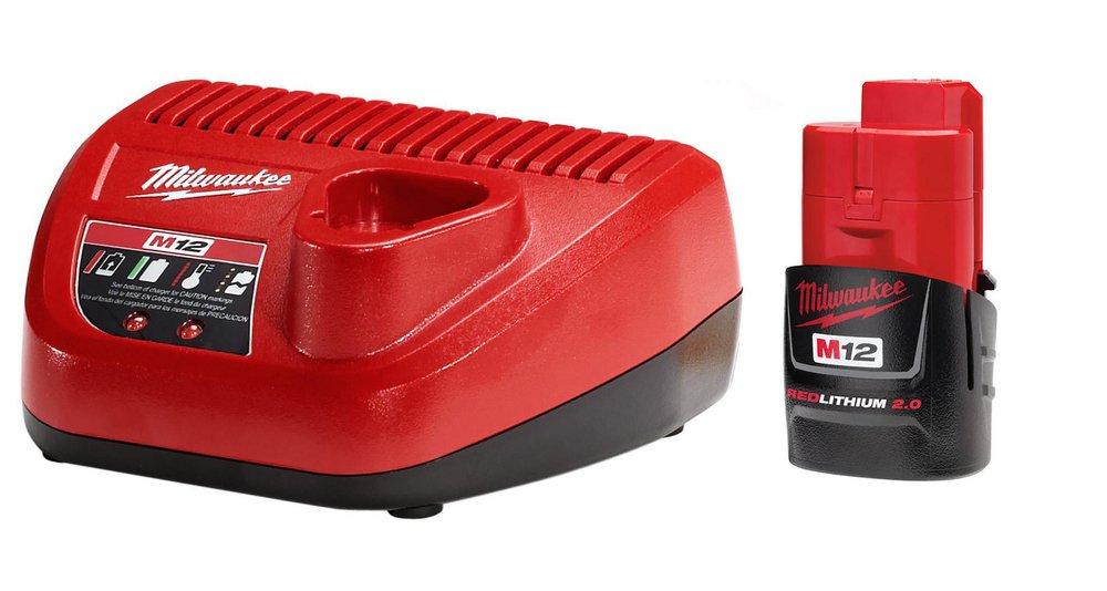 MILWAUKEE Milwaukee 48-59-2420 M12 2.0 Charger & Battery Kit