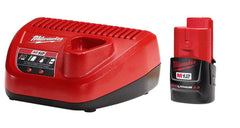 Milwaukee 48-59-2420 M12 2.0 Charger & Battery Kit