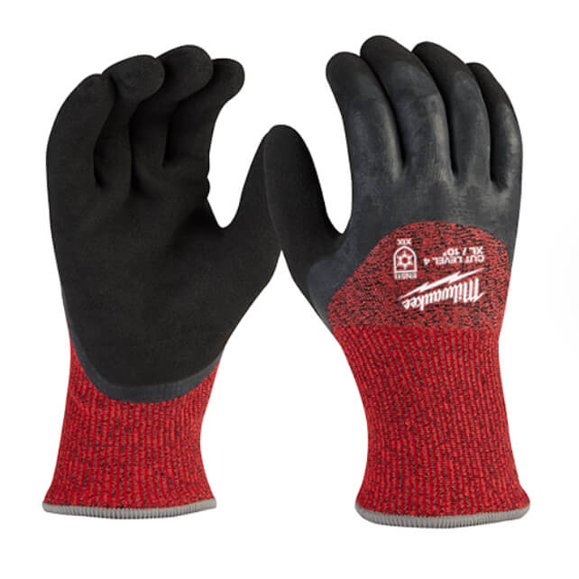 MILWAUKEE Milwaukee 48-73-7943 Cut 4 Winter Dipped Glove XL