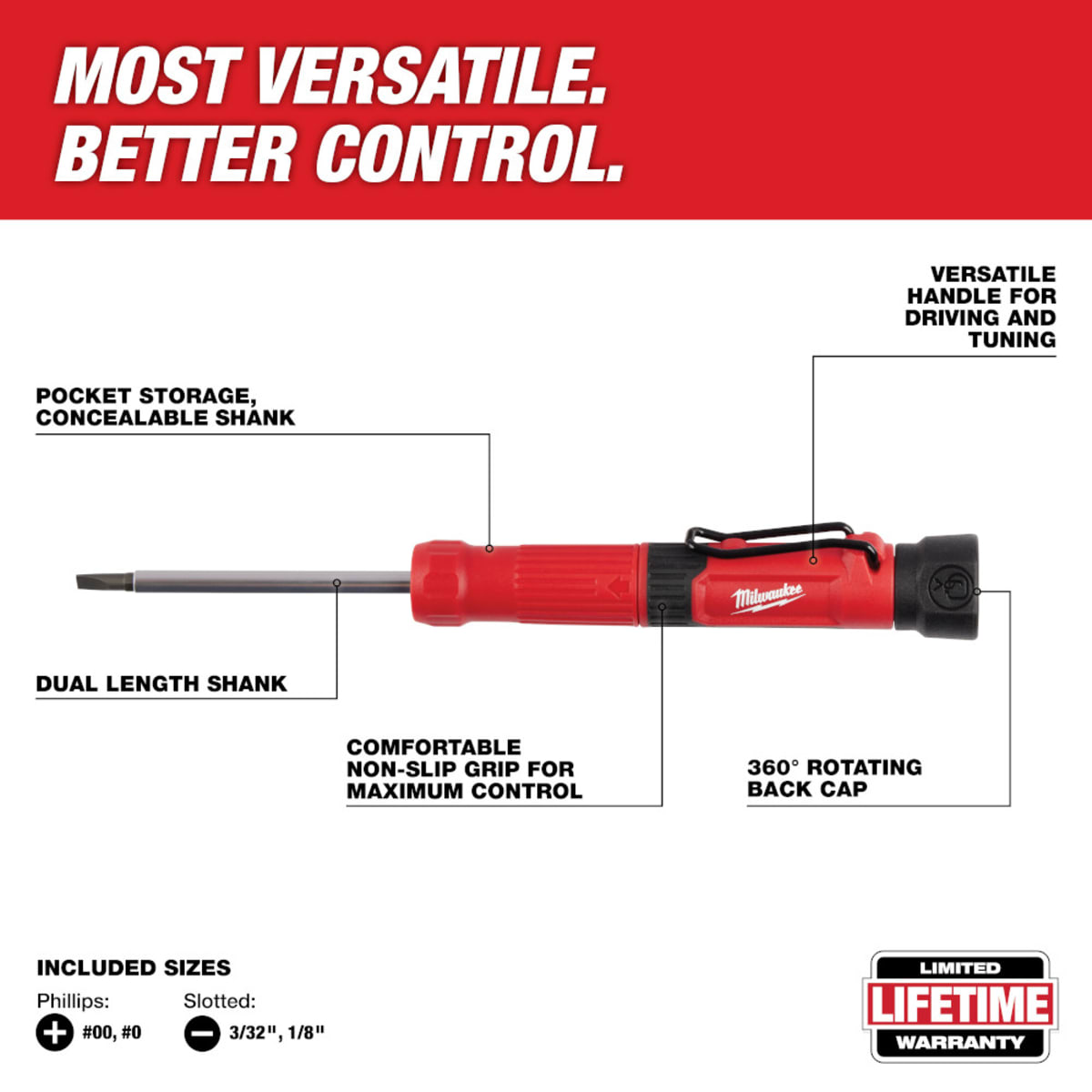 MILWAUKEE 48-22-2932 SCREWDRIVERS & NUT DRIVERS