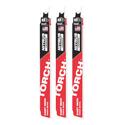 MILWAUKEE Milwaukee 48-00-5362 9 7TPI The Torch for Cast Iron with Nitrus Carbide 3PK