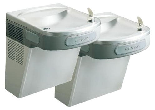 ELKAY Elkay LZSTL8SC Versatile Cooler Wall Mount Bi-Level ADA Filtered 8 GPH Stainless