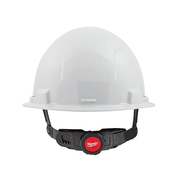 MILWAUKEE Milwaukee 48-73-1220 White Front Brim Vented Hard Hat With 6pt Ratcheting Suspension - Type 1, Class C