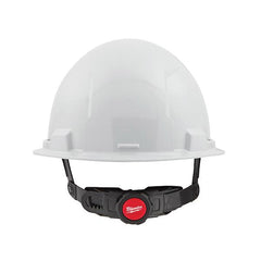 Milwaukee 48-73-1220 White Front Brim Vented Hard Hat With 6pt Ratcheting Suspension - Type 1, Class C