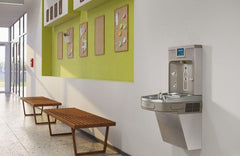 ELKAY Elkay LZS8WSSP Bottle Filling Station & Single ADA Cooler Filtered Refrigerated Stainless