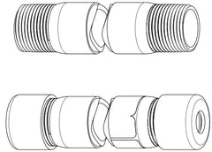 THOMAS & BETTS NPL3/4X6-W PIPE FITTINGS