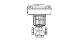SCHNEIDER ELECTRIC VU-7313-660-4-11 VALVE ACTUATOR ASSEMBLIES