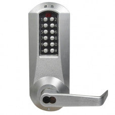 KABA KABA E5066M-WL-626-41 Electronic Pushbutton Lock Extra Heavy Duty LFIC Medeco 5 or 6-Pin STD Mortise 1-1/4 Faceplate