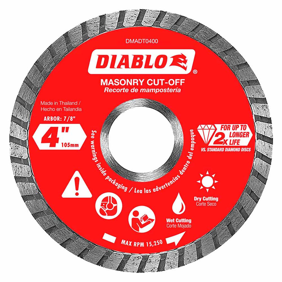 DIABLO Diablo DMADT0400 DB 4 Diamond Turbo Mas Cut Off