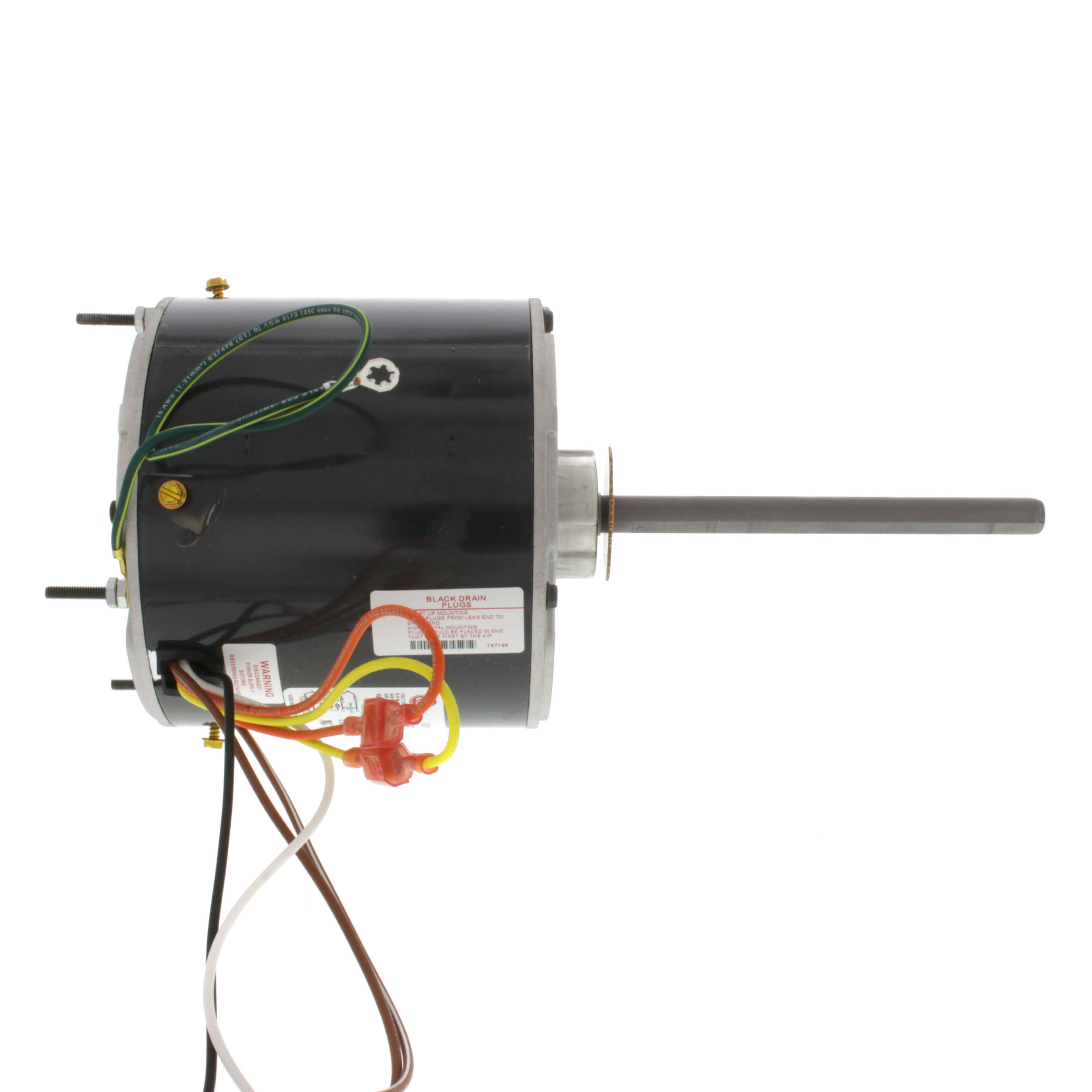 US MOTORS U.S. Motors 1875H HVAC Single Phase TEAO Stud Motor 1/3 hp 825 RPM