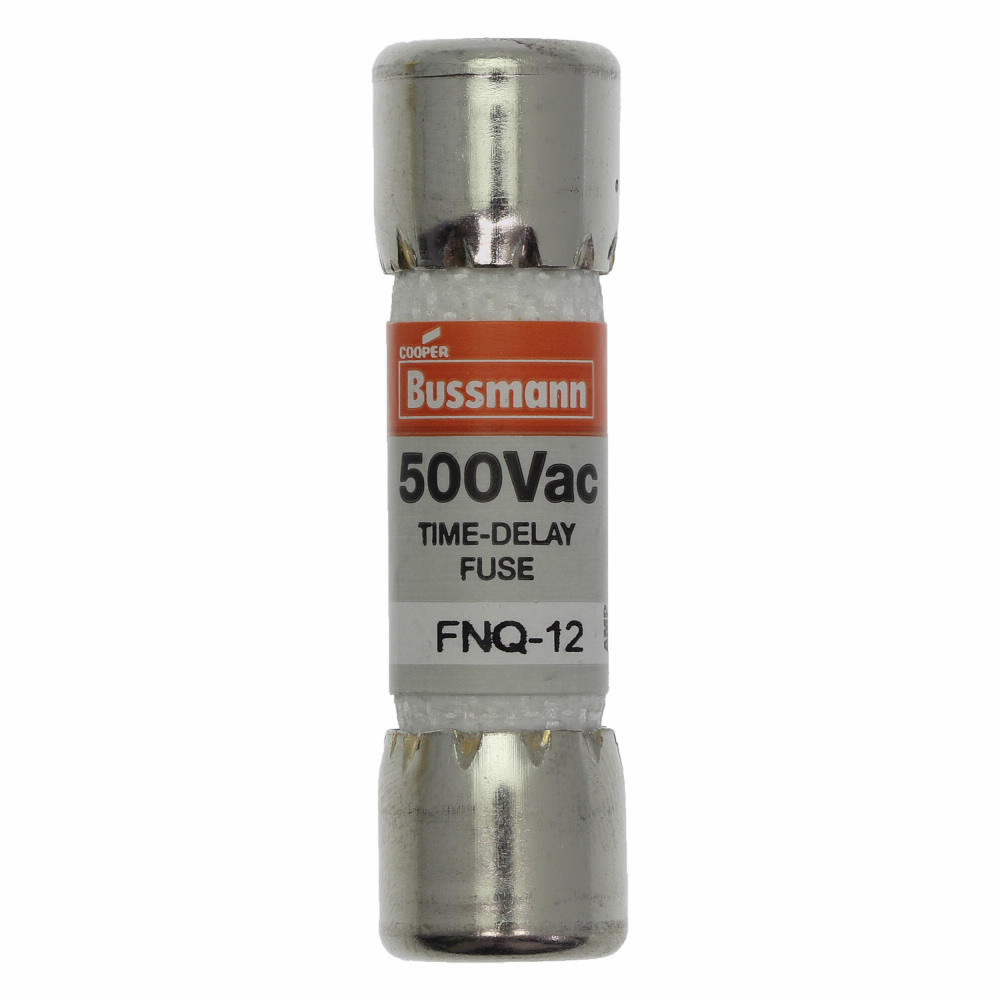 EATON Bussmann FNQ-12 12 Amp 500 VAC Class CC Midget Time Delay Fuse