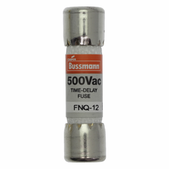 EATON Bussmann FNQ-12 12 Amp 500 VAC Class CC Midget Time Delay Fuse