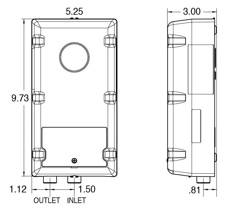 EEMAX Eemax SPEX3208T LavAdvantage - 0.3 GPM at 60F Rise 208V / 1 Ph Tankless Point of Use Water Heater