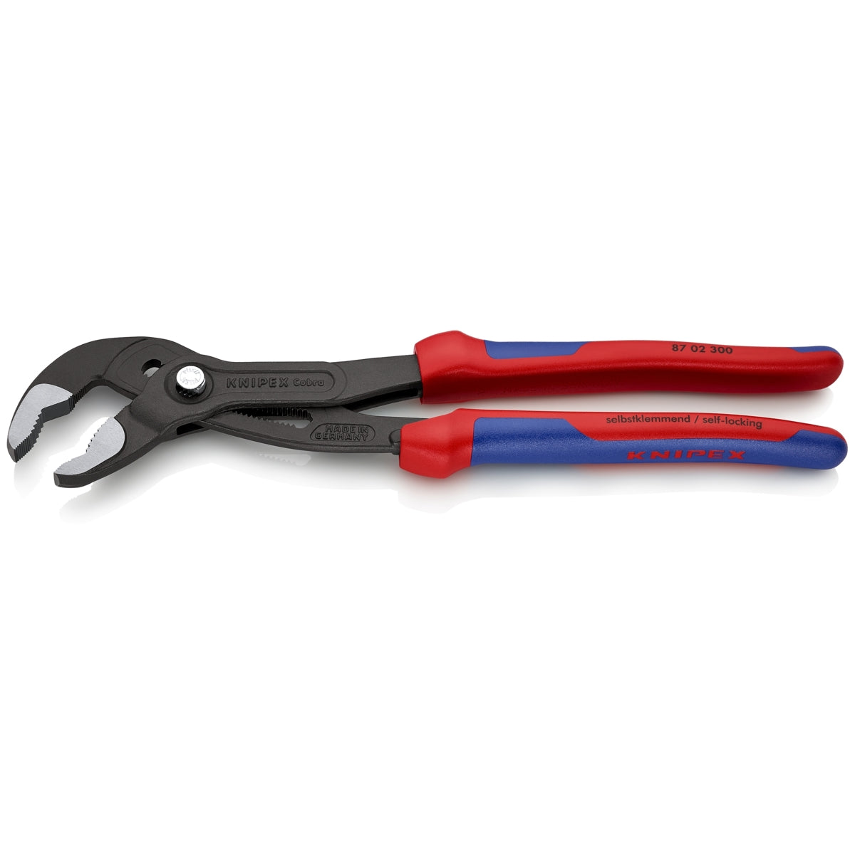 KNIPEX KNIPEX 8702300SBA Cobra Water Pump Pliers 12 in. Multi-component Polished jaws
