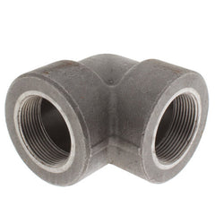 Merit Brass C3501-24 1-1/2 3000# A105N Carbon Steel 90 Elbow NPT
