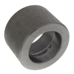 Merit Brass C3511H-24 1-1/2 3000# A105N Carbon Steel Half Coupling NPT