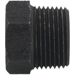 Merit Brass C3517H-12 3/4 3000# A105N Carbon Steel Hex Head Plug NPT
