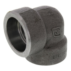 Merit Brass CSW3501-16 1 3000# A105N Carbon Steel Socket Weld 90 Elbow
