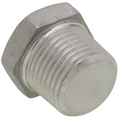 MERIT BRASS Merit Brass K417H-06 Hex Head Pipe Plug, 3/8 in Nominal, MNPT End Style, 150 lb