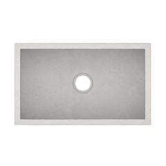 Native Trails NSK3018-A NativeStone 30 x 18 in. Concrete Single Bowl Farmhouse Kitchen Sink in Ash