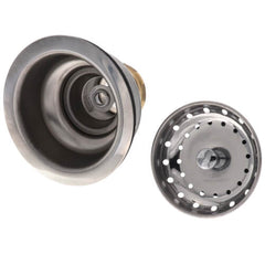 Oatey 15BN 15 Series Snap-N-Tite Locking Cup Sink Basket Strainer with Brass Nut