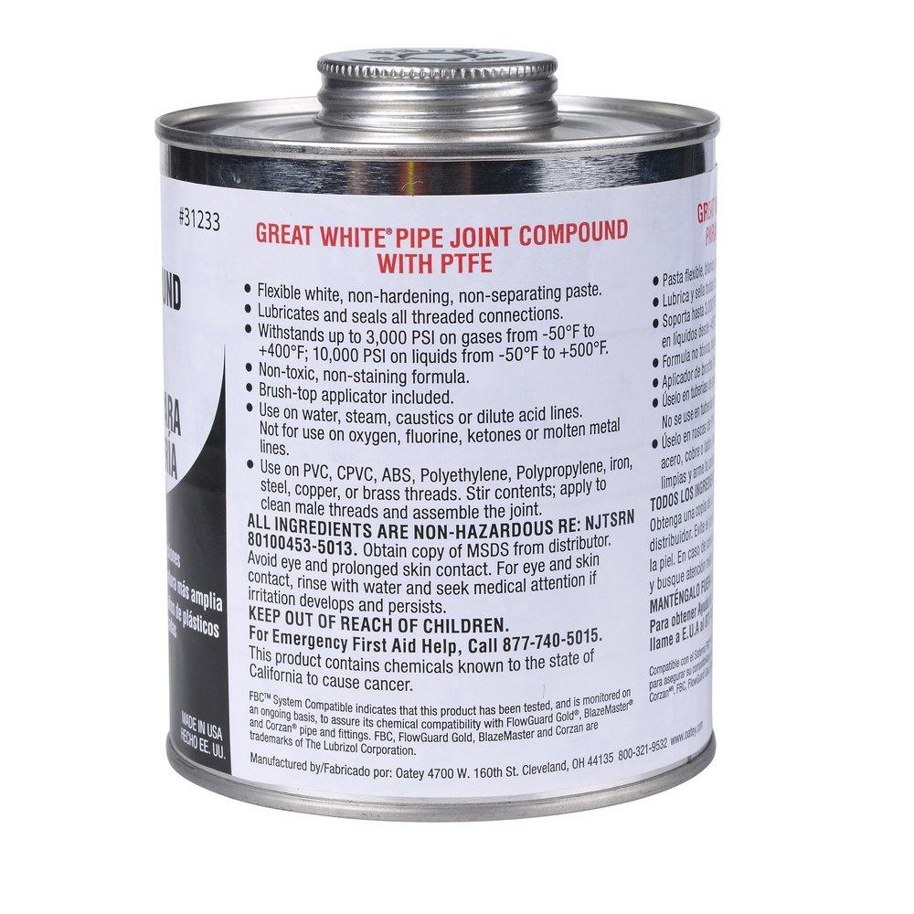 OATEY Oatey 31233 Great White 32 oz. White Pipe Joint Compound