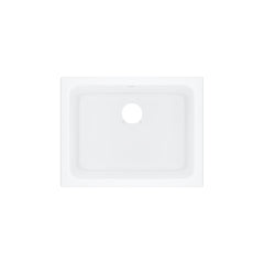ROHL ROHL 6347-00 Lombardia 24 x 18-1/2 in. No Hole Fireclay Single Bowl Undermount Kitchen Sink in White