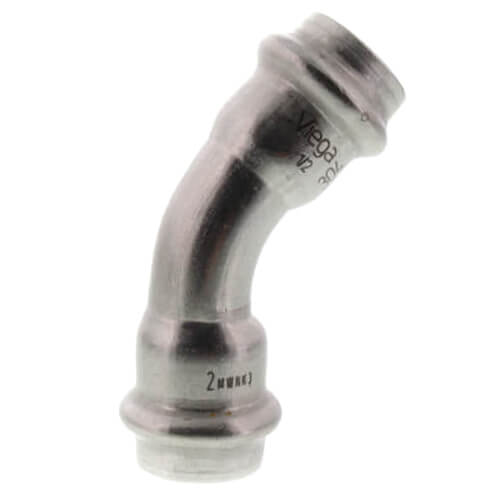 VIEGA Viega 85452 3/4 ProPress 304 Stainless 45 Elbow w/ FKM Seal (P x P)