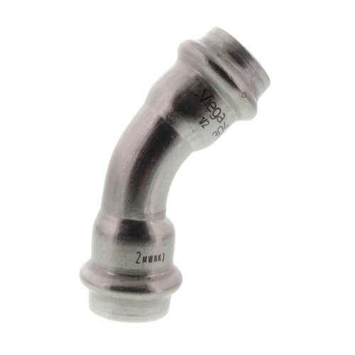 VIEGA Viega 85447 1/2 ProPress 304 FKM 45 Deg Elbow
