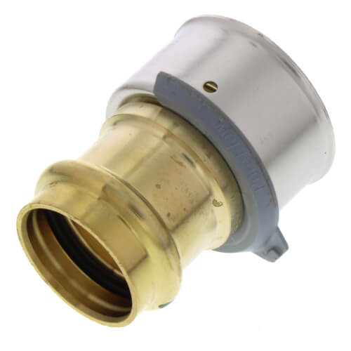 VIEGA Viega 99675 1-1/2 x 1 PureFlow Press x PureFlow Press 160 PSI Lead-Free Bronze EPDM Sealing Element Transition Reducing Coupling