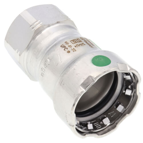 VIEGA Viega 90265 3/4 MegaPress 316 Stainless Steel Female Adapter (Press x Female)