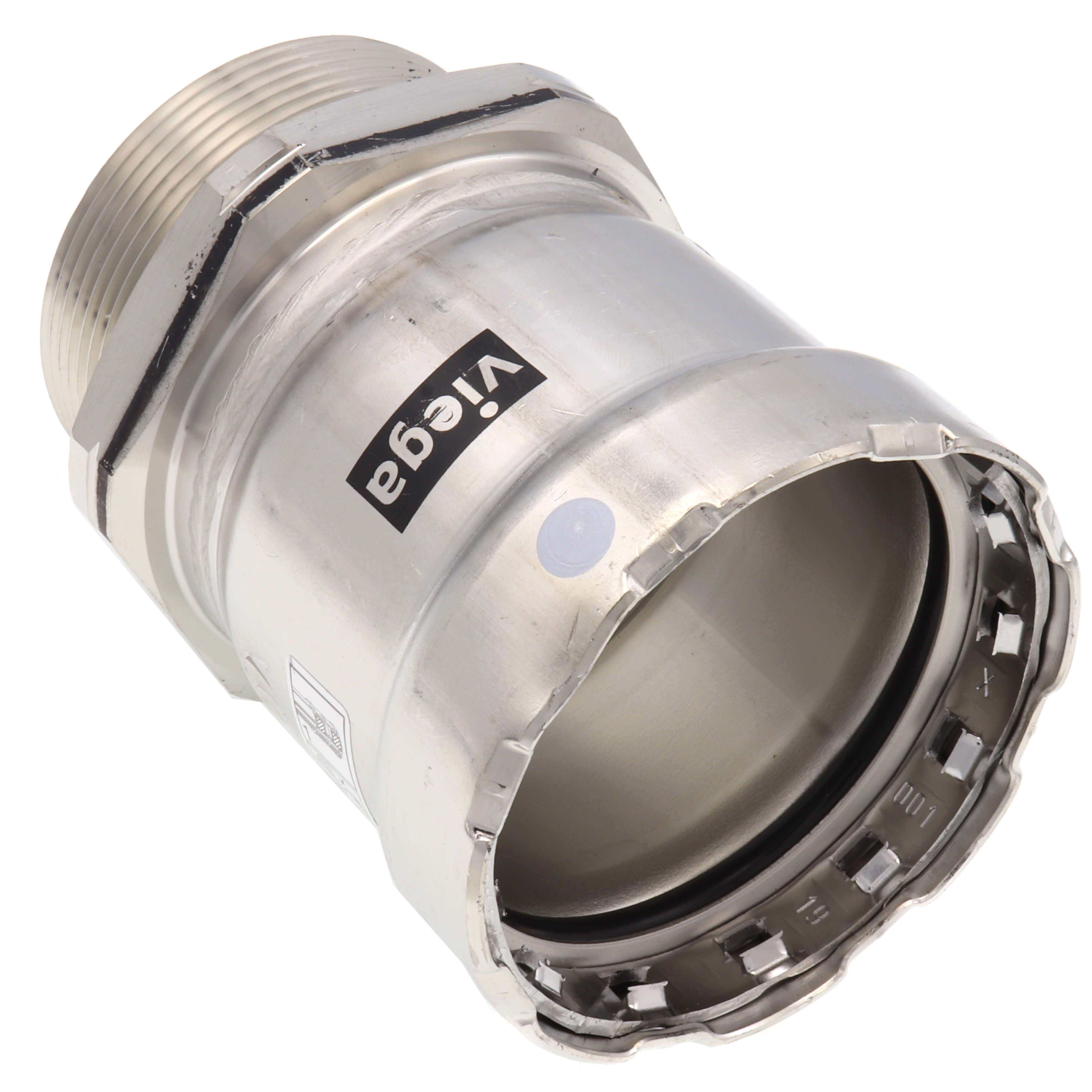 VIEGA Viega 95255 2 MegaPress 304 Stainless Steel Male Adapter Press x Male