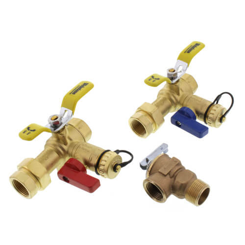WEBSTONE Webstone 44443WPR 3/4 IPS Isolator E-X-P E2 Tankless Water Heater Service Valve Kit Lead Free