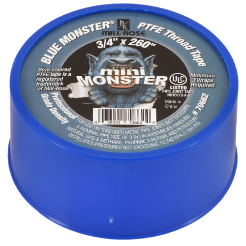 BLUE MONSTER 70662 TEFLON TAPE