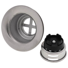 ELKAY Elkay D5018A Stainless Steel Drain with Removable Basket Strainer and Rubber Stopper